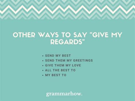 another way to say in regards to.